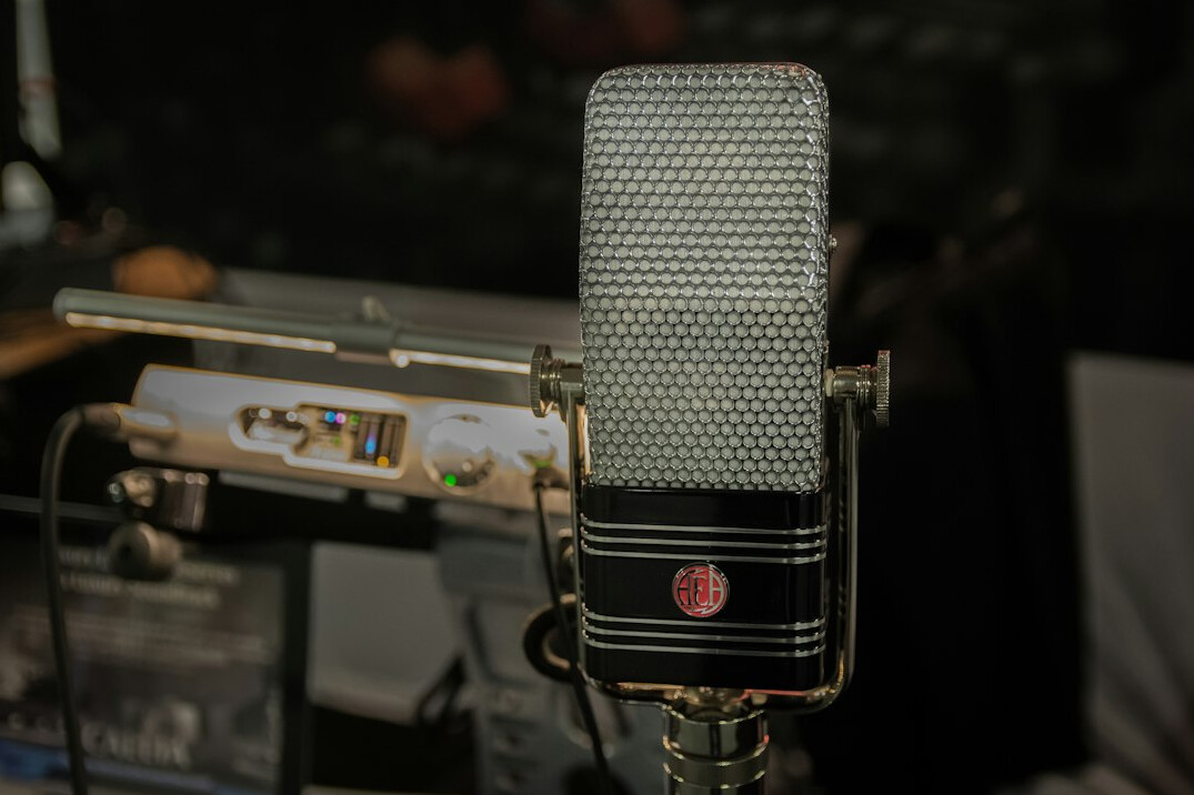 vintage radio studio